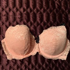 Pink lace bra by Victoria Secret 34D